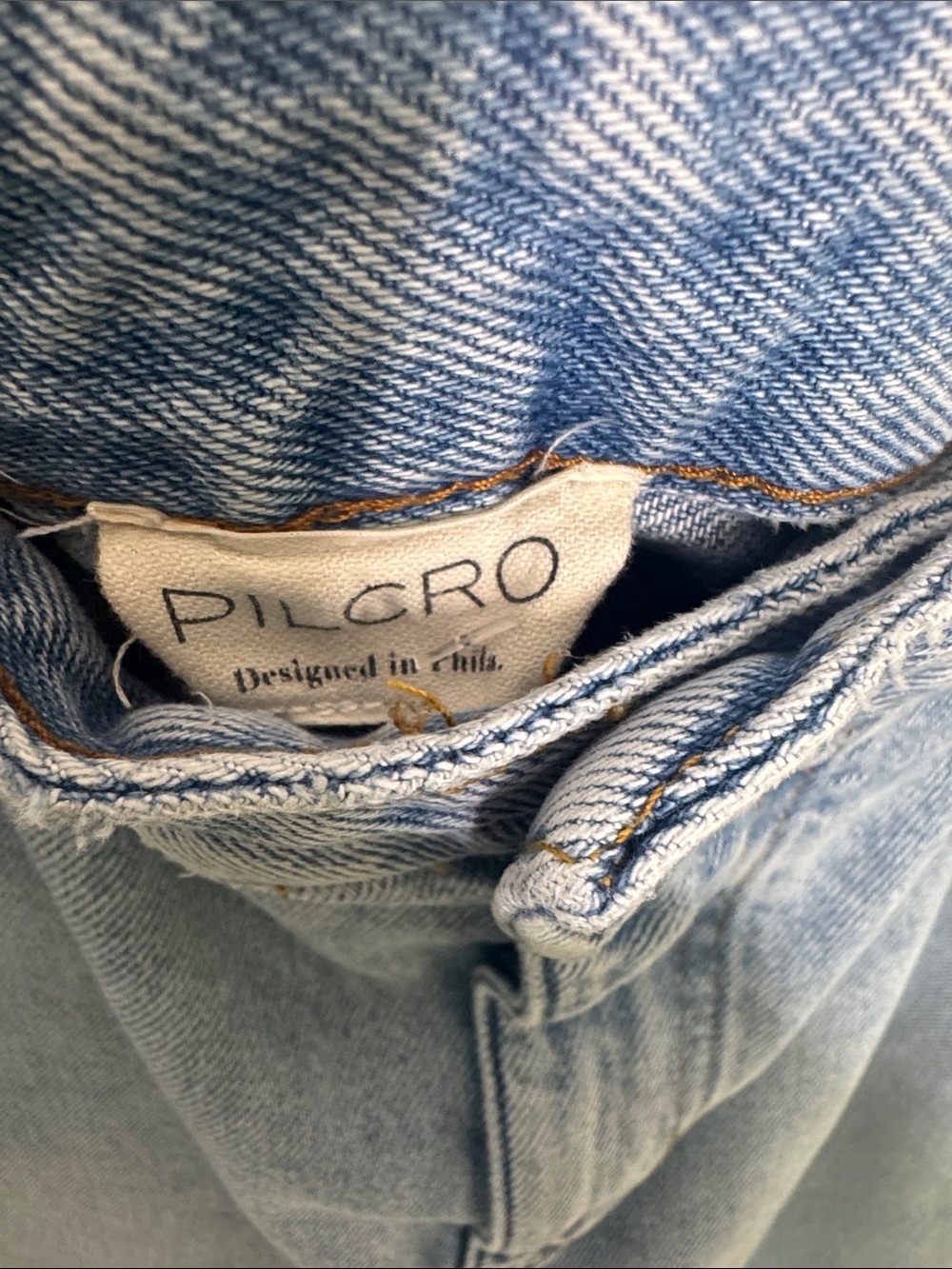 Pilcro Light Blue Denim Maxi Skirt with Front Slit - Picture 4 of 9